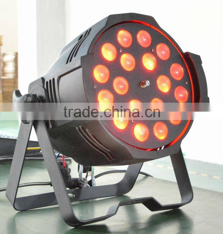 18 X 15w 5 in 1 rgbwa showtec led par light