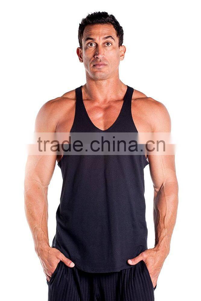 100% Cotton Custom Cheap Gym Singlet