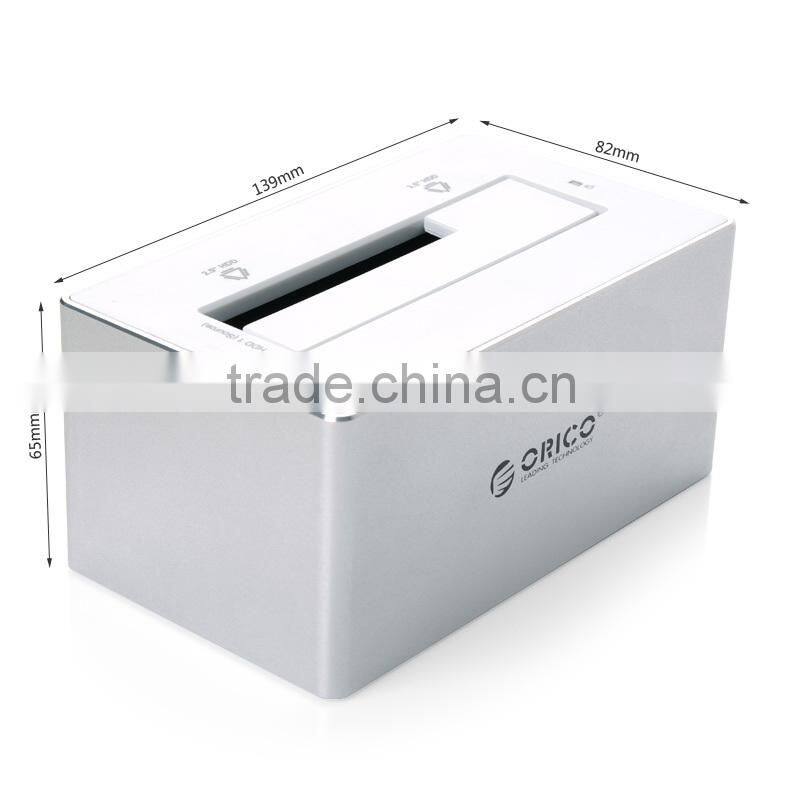 Custom aluminum hdd docking station,2.5'/3.5'hdd docking station
