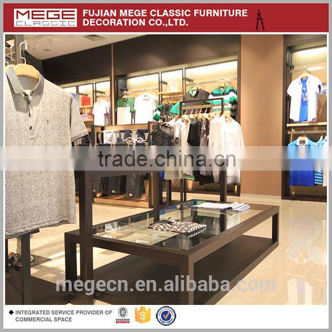 High End Glass Clothes Promotional Stands