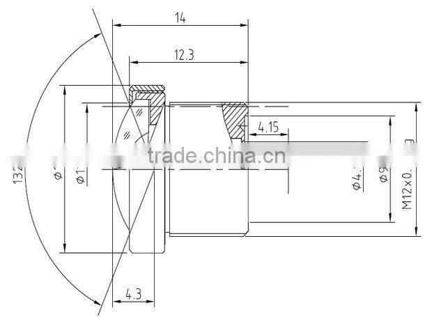 cn Superior 2015 hot high resolution fixed megapixel m12 2.4mm micro camera lens