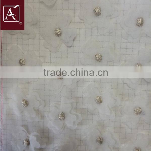 abstract Laser embroidery fabric design