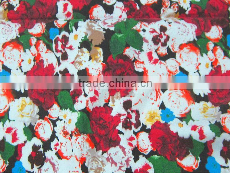 ES5015 printed fabric for women garment,pants fabric