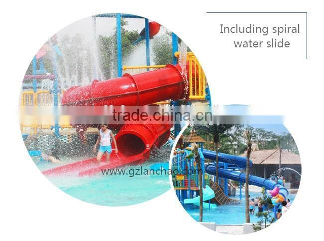Hot sale Funny water play house fiberglass water tubes