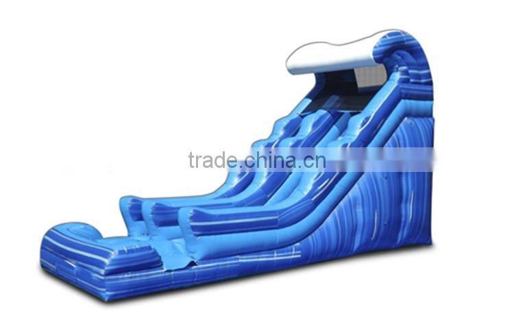 2016 HOT new design adult size giant inflatable water slide