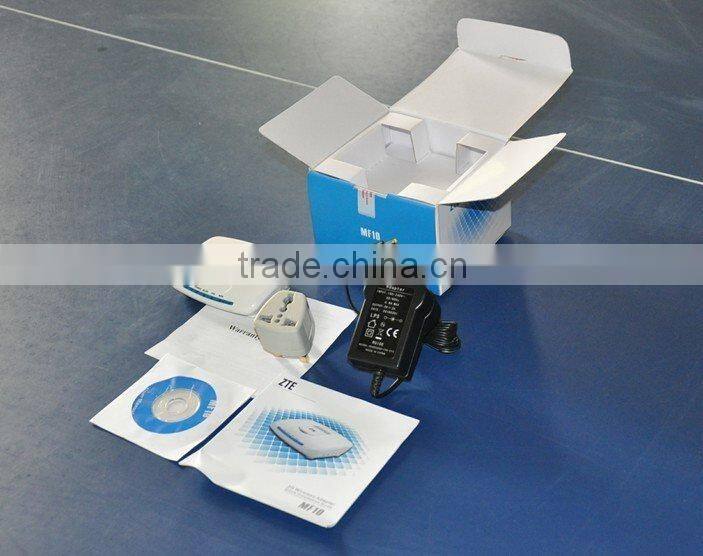 Hot!!! ZTE MF10 3G Wireless Router, HSDPA 7.2Mbps, HSUPA2.1Mbps, Supports up to 5 clients WiFi