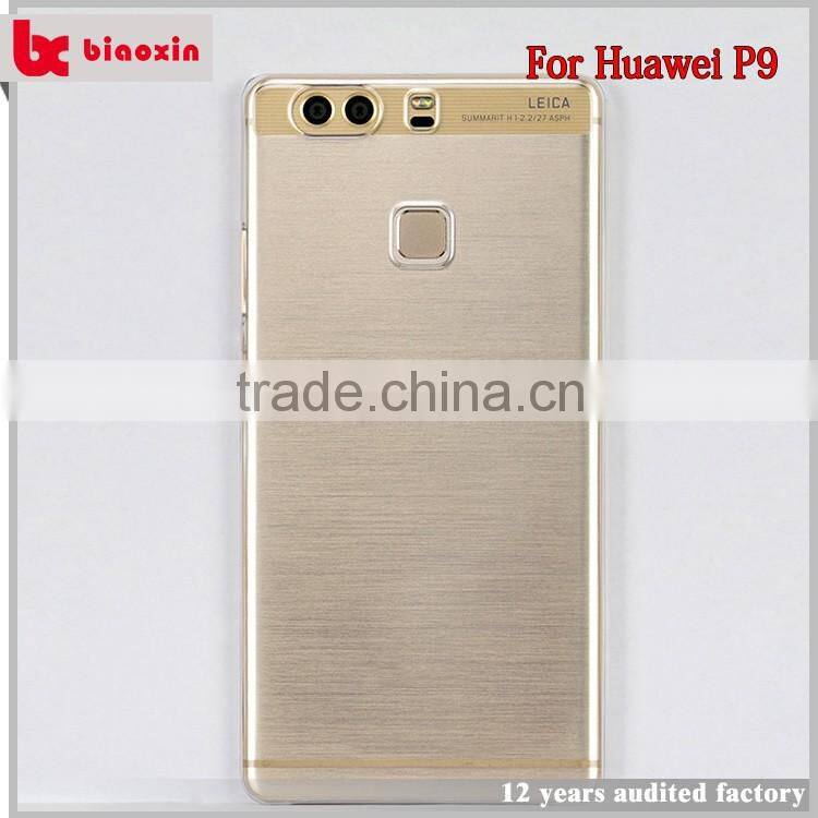 Factory price and free sample clear case cover for huawei p9
