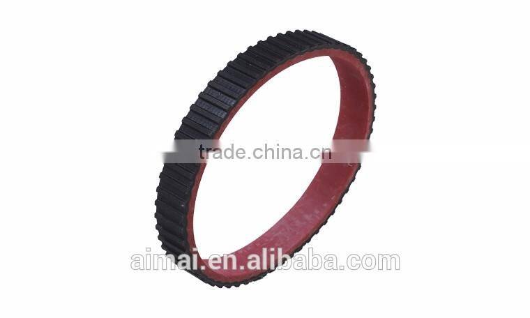 Power transmission packing machine belts