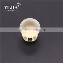 33 mm pink color square furniture hardware crystal knob