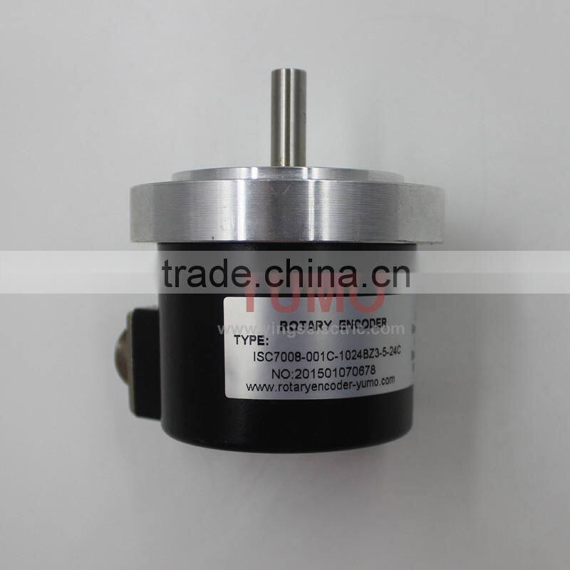 ISC7008 1024ppr dia 9mm optical shaft rotary encoder pulse price incremental rotary encoder