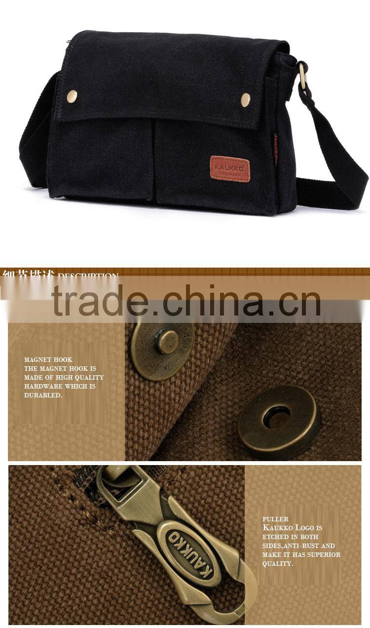 Cotton Canvas Teen Shoulder Bag Casual Lady Messenger Bag Cross Body Bag Woman Single Shoulder Bag 4 colors