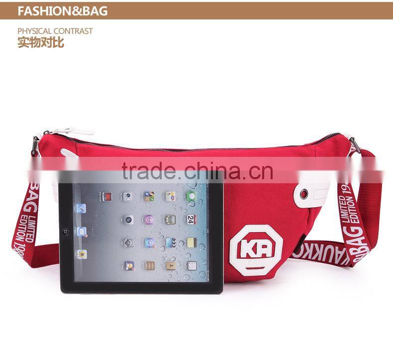 2015 New Arrival Lady Canvas Shoulder Bags for Womens with Many Colors Messenger Bags for Femal Students