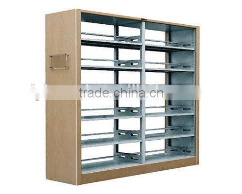 wooden color new model metal bookshelf 2014 library bookshelf
