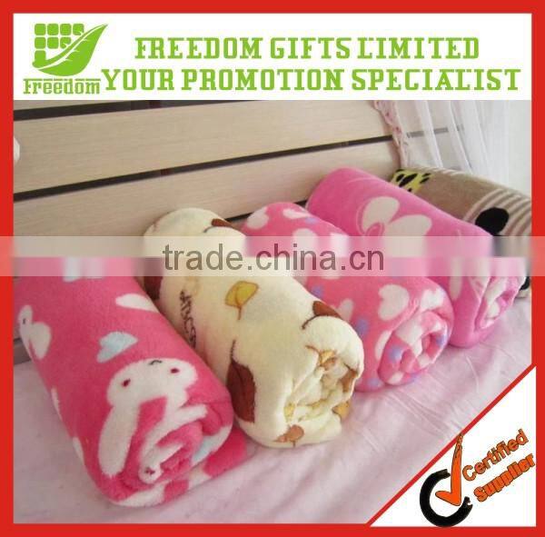 Personalized Logo Penguin Fleece Blanket