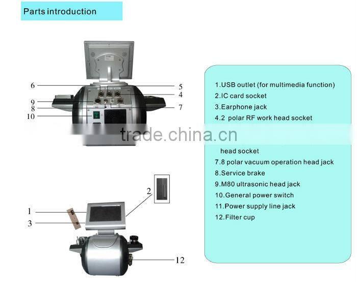 5 in1 cavitation vacuum rf home use face lift devices