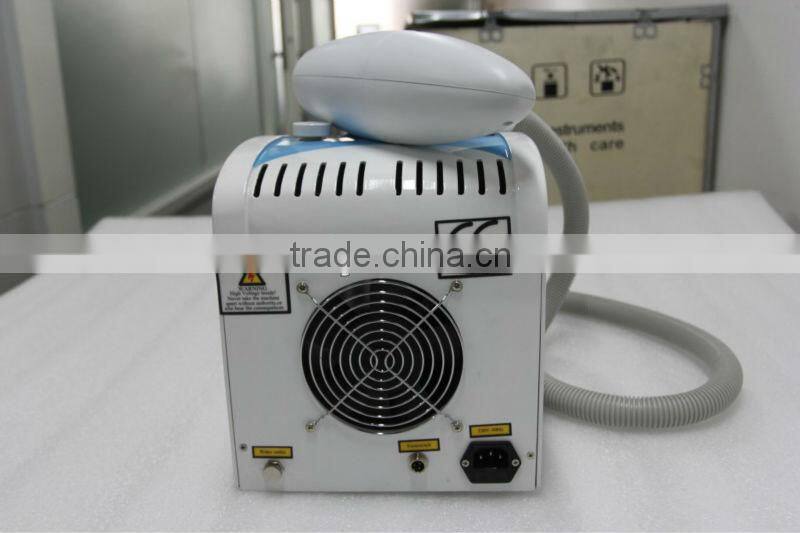 666 Good quality portable tattoo removal Q switch nd yag laser equipment for pigment removal and skin toning