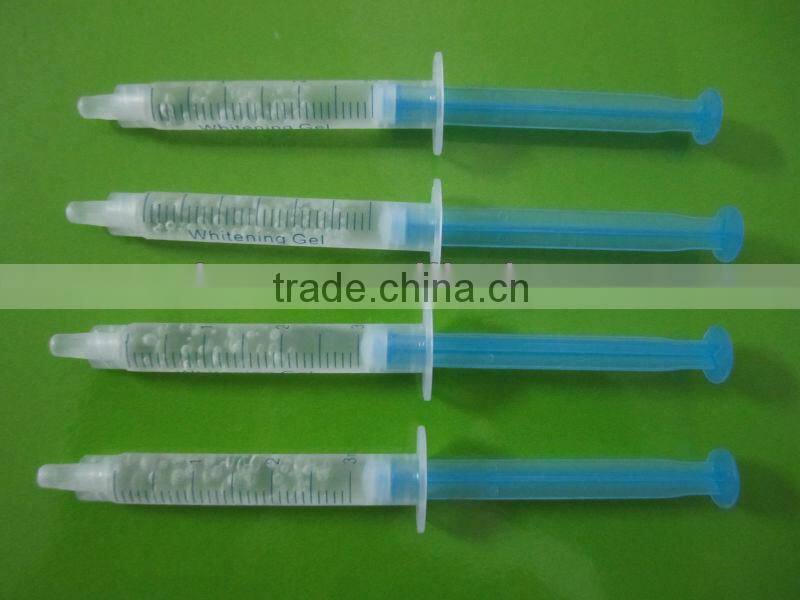 hot selling 35% CP dental whitening gel syrings