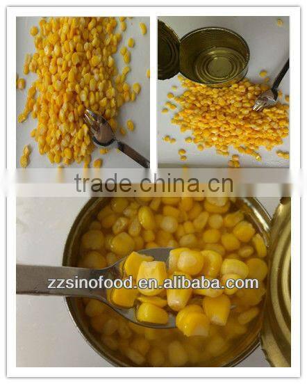 types of Canned Sweet corn