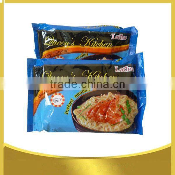 delicious noodles with shrimp flavor