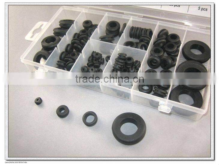 Hardware 110pc Rubber Grommet Kit/Assortment/Set