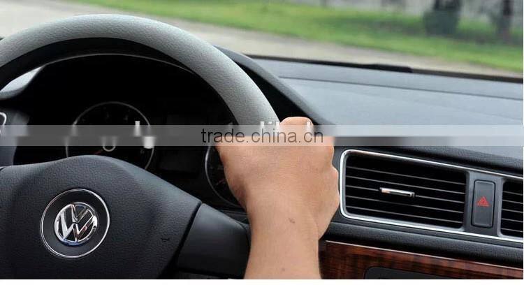 Soft safety durable silicone steering wheel cover for car