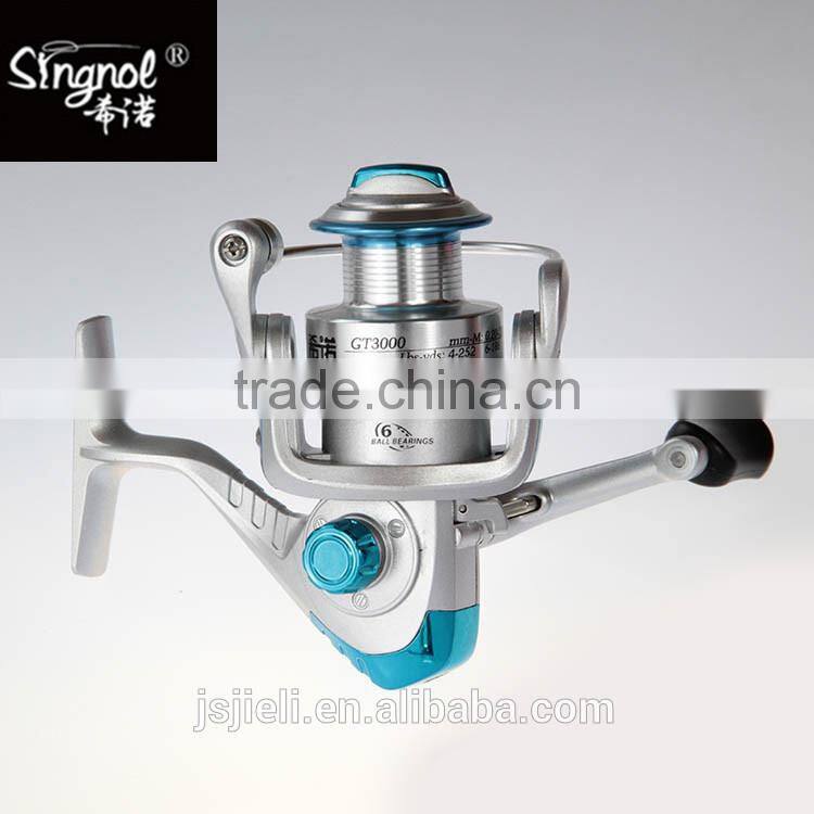 GT3000 Spinning Fishing Reel 6 Ball Bearings Aluminum Fishing Reel 5.5:1