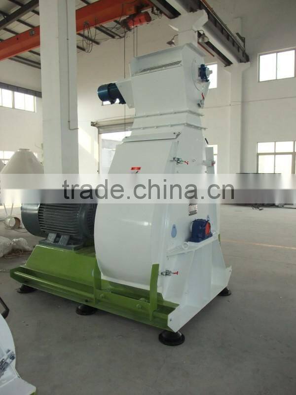 Azeus SFSP112x50 Small Corn Hammer Crusher /SFSP112x60 Rough Crushing Hammer Mill For Feed Use 3mm Screen