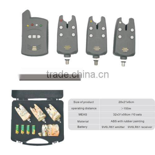 Special 8 leds line wireless carp fishing bite alarm