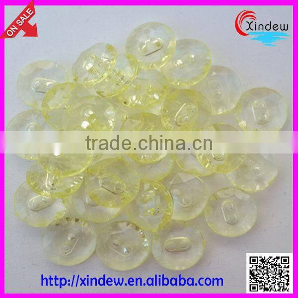 Fashion design acryl buttons for baby sweater/female fashion