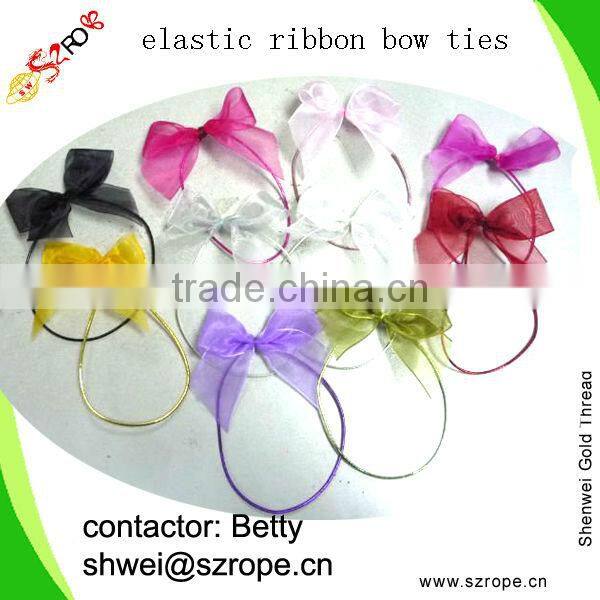 colored bow for bottle,bottle neck decorative bows