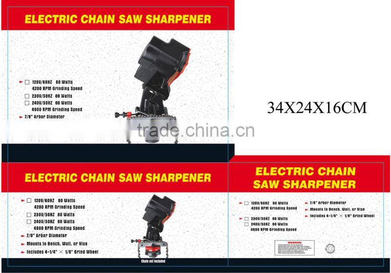 Electric chain saw Sharpener
