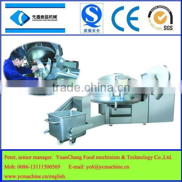 pork meat bowl cutter chopper for sausage production