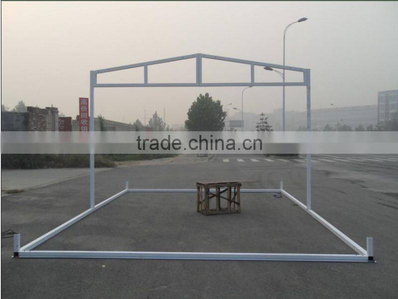 three doors sandwich panel prefab garage