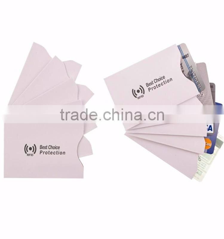RFID shielded security Card sleeve and ID Badge Holders