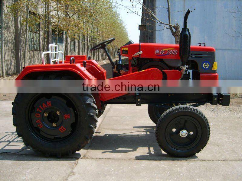Tractor 260DBK with 1 cylinder engine,PTO,belt transmission