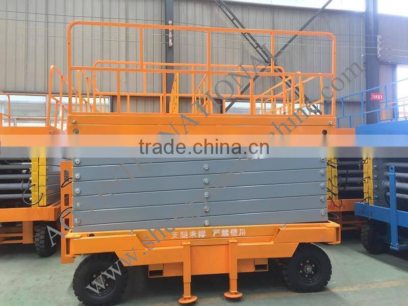 9m Platform Height Aerial Scissor Lifter Machine
