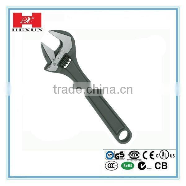2016 New arrival small adjustable wrench with 5 sizes 6", 8", 10", 12", 15"