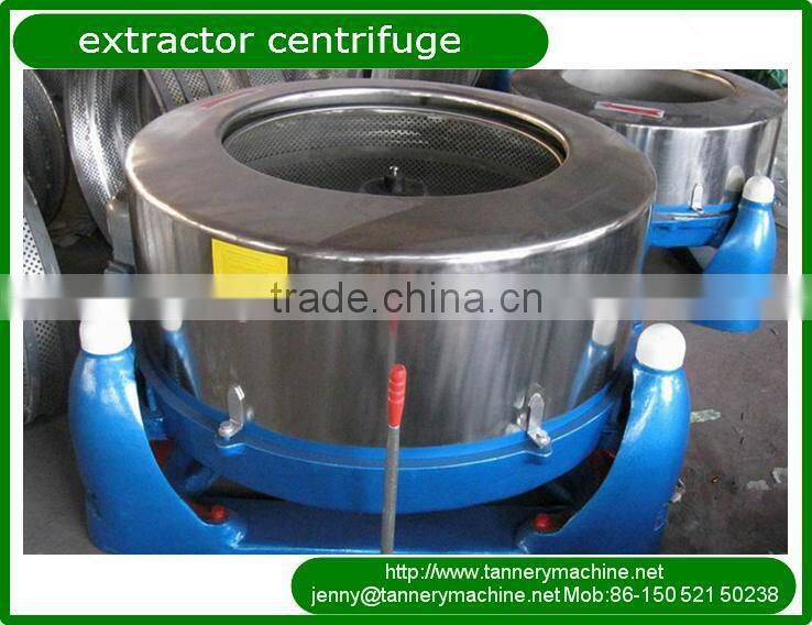 stainless steel extractor centrifuge for leather