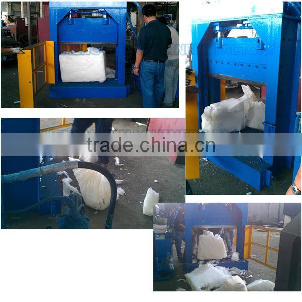 alibaba express QJ-60T rubber cutting machine type tyre recyclying machine