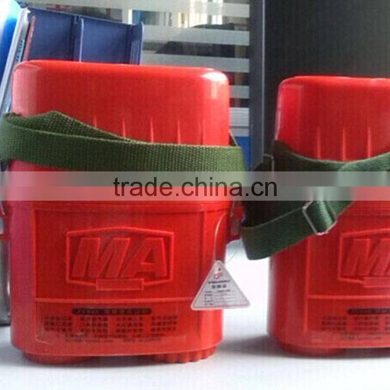 Shandong China Coal ZYX60 isolated compressed oxygen self-rescuer with CE certification