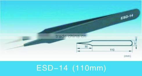 High Quality ESD Stainless Steel Tweezers