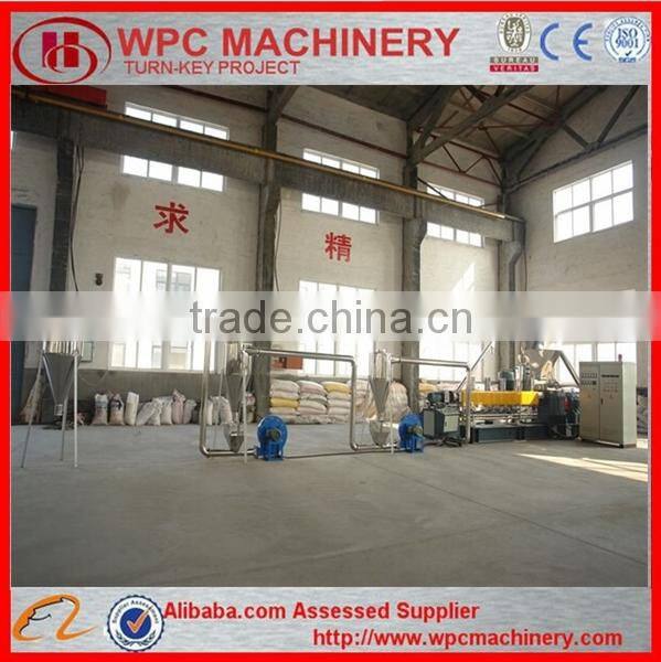 wood plastic composites WPC Granulating Extruder, WPC pelletizing machine