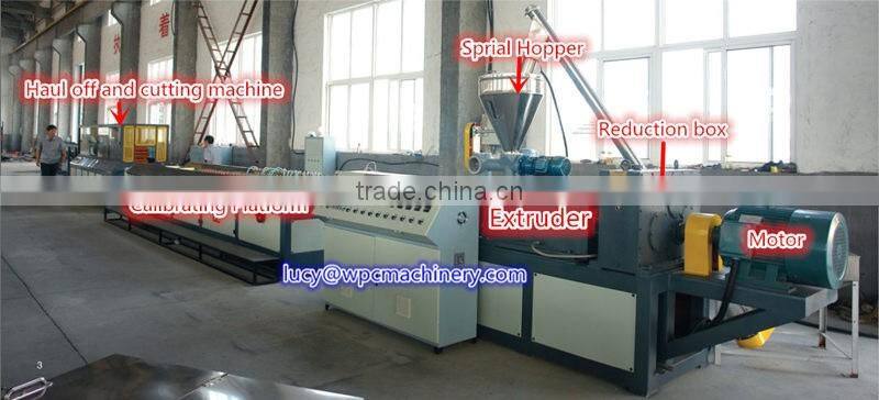 CE Approved PE PP WPC wood plastic composite out door chair furniture garden machine