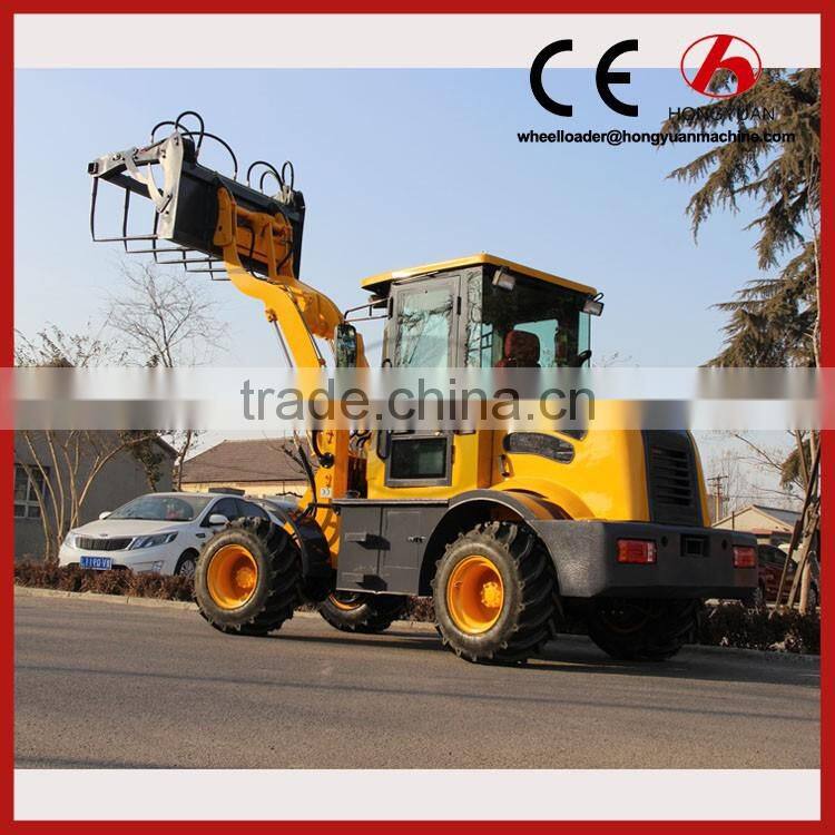 Best quality 0.4CBM small farm front wheel loader