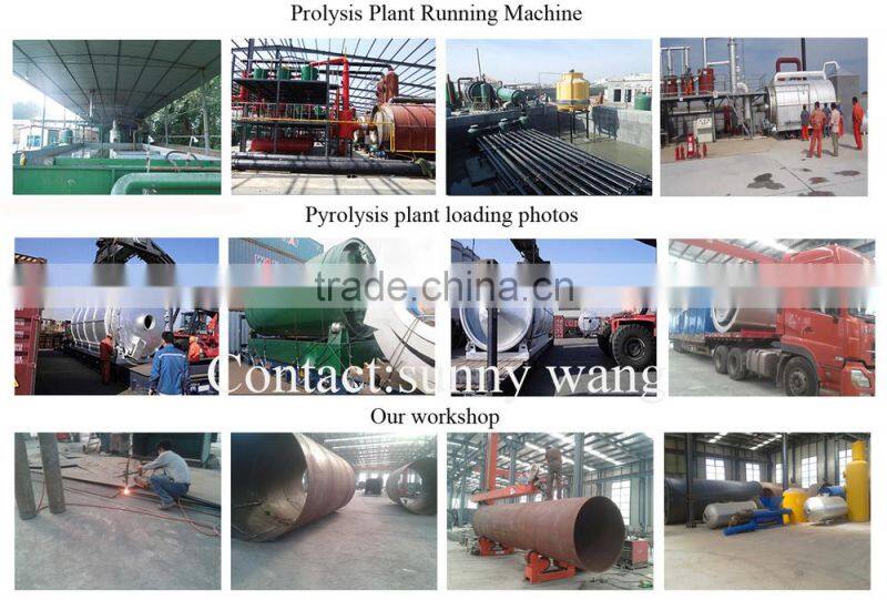 CE,ISO, BV Certificated Plastic To Crude Oil Pyrolysis Plant