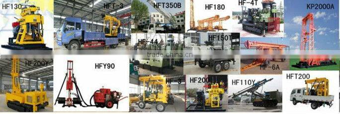 sale hydraulic drill equipment,crawler type full hydraulic gas exploration drilling rig ,HFDX-4