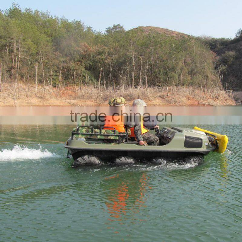 XBH 8X8-2A Jet propelled vehicle Floating go any way Amphibious ATV Crossing river car