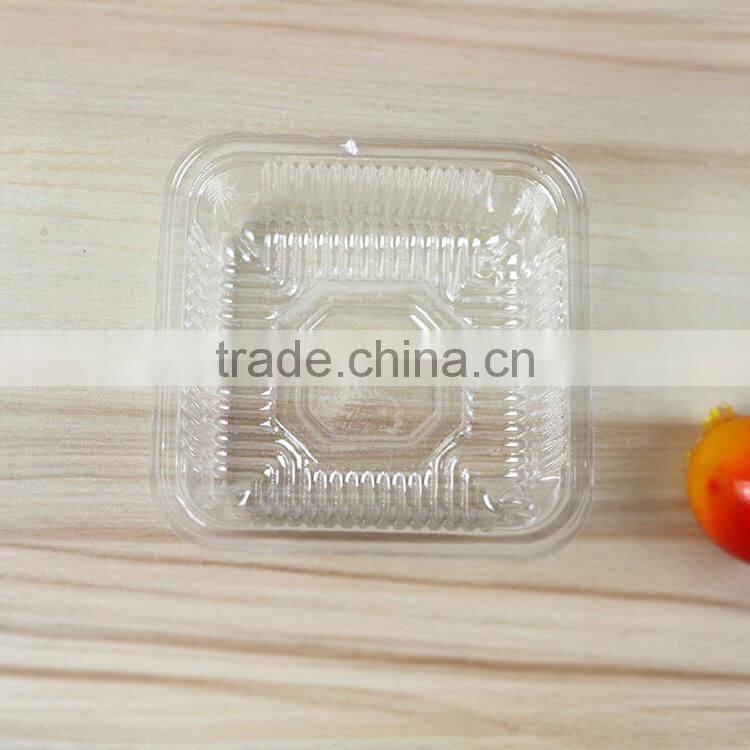 small disposable eco-friendly cake plastic packaging box