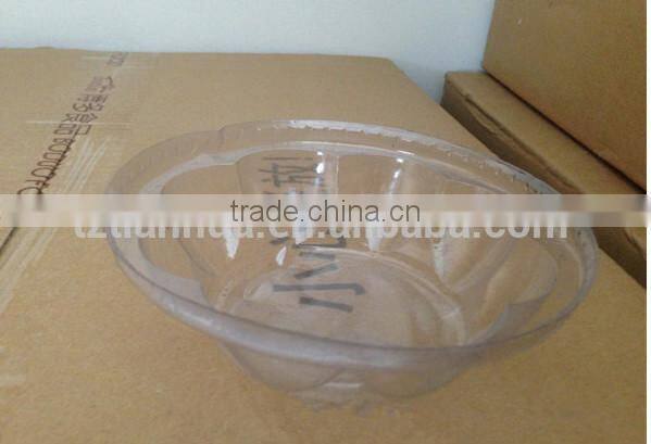 plastic domed lid for paper bowl