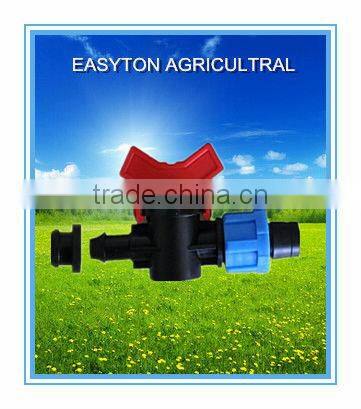Off take Tape Valve with T Grommet ;irrigation drip tape fitting
